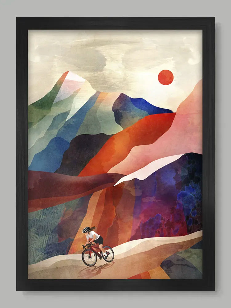 Gravel Girl - Cycling Print