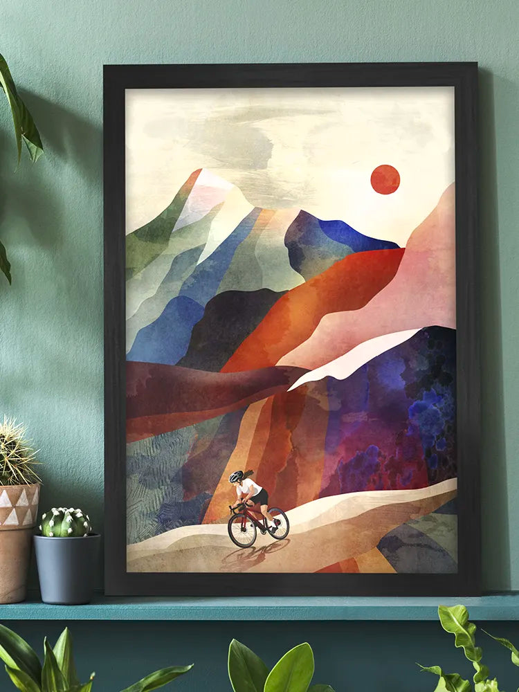 Gravel Girl - Cycling Print