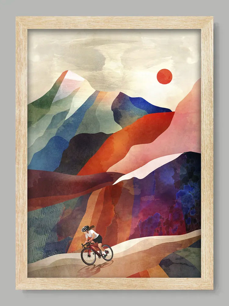 Gravel Girl - Cycling Print