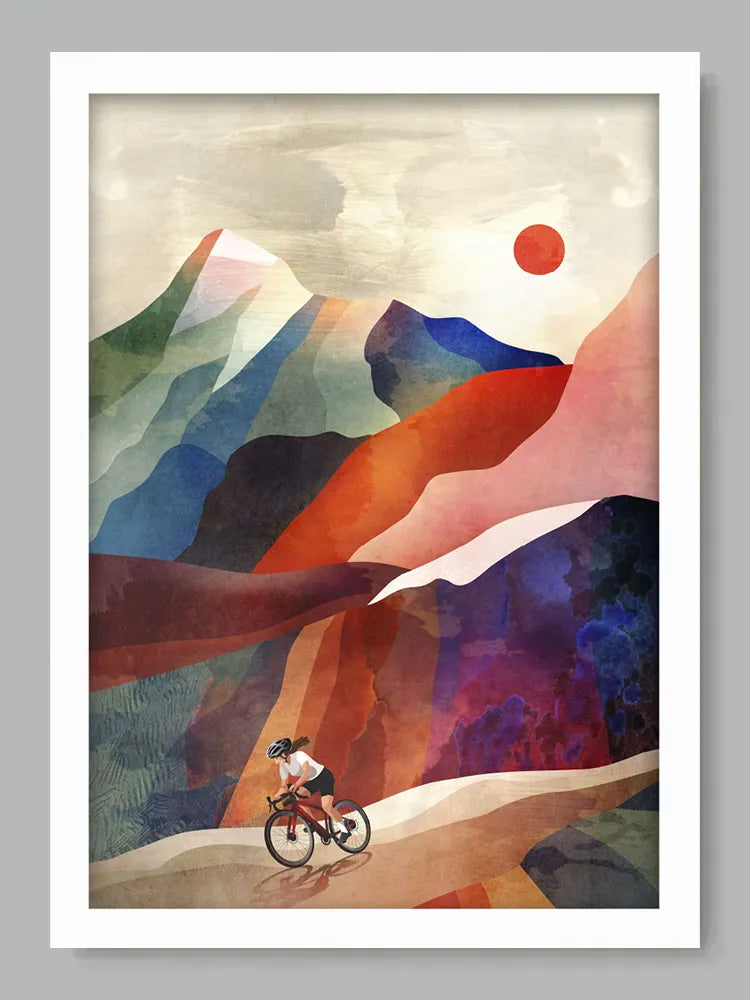 Gravel Girl - Cycling Print