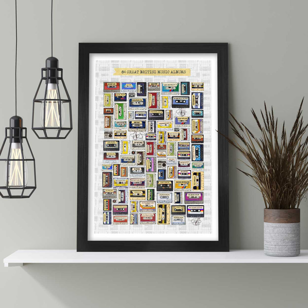 Great British Albums - Music Print