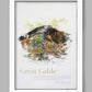 Great Gable in Wainwright's Words - Lake District Poster Print
