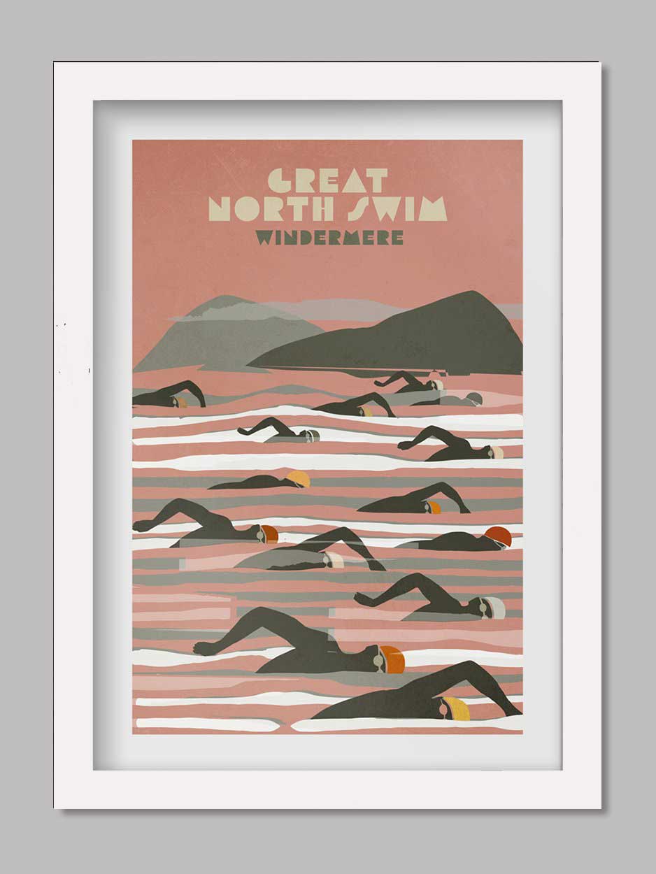 Great North Swim Print