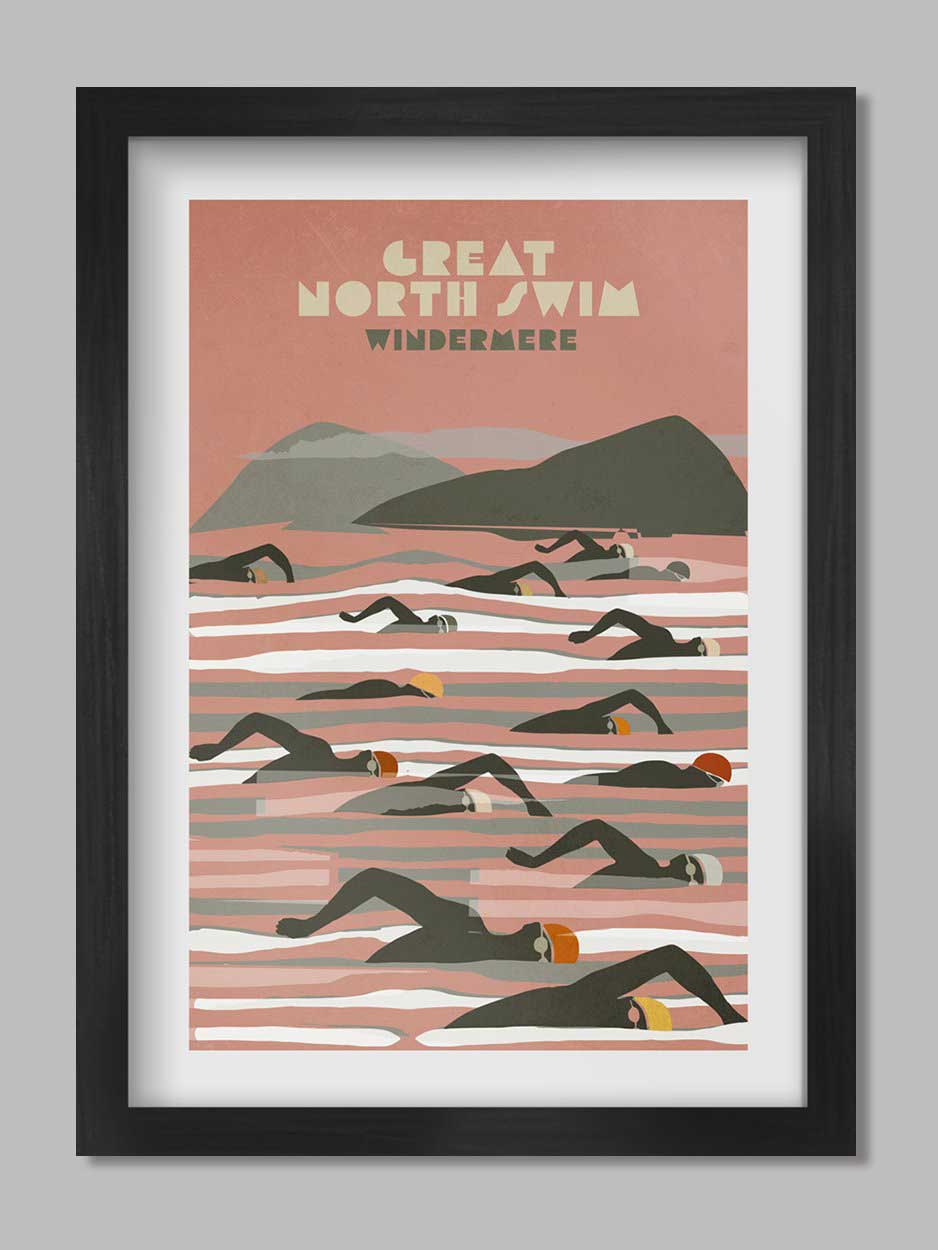 Great North Swim Print