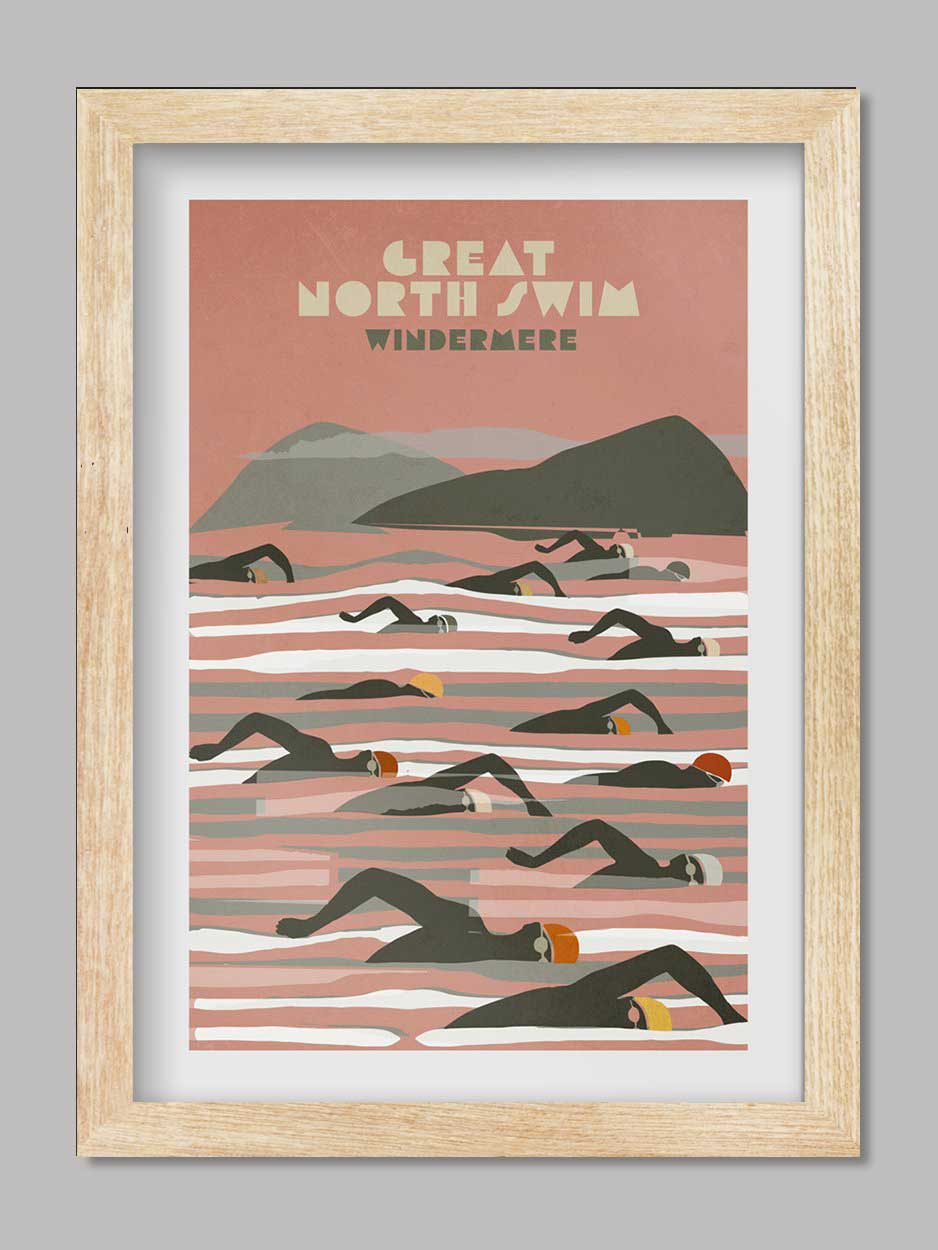 Great North Swim Print