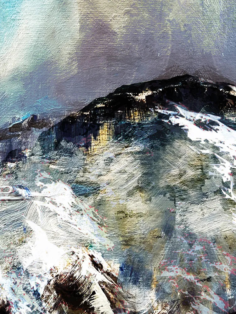 Great End Winter Storm - Lake District Print
