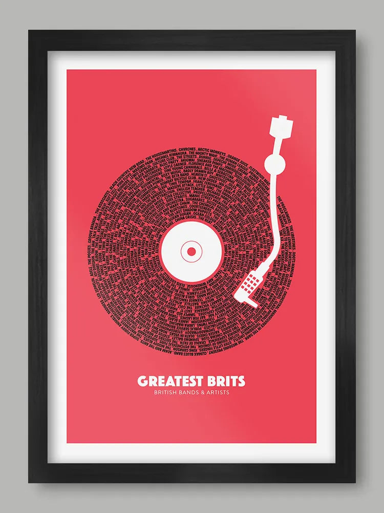 Greatest Brits - Music Print