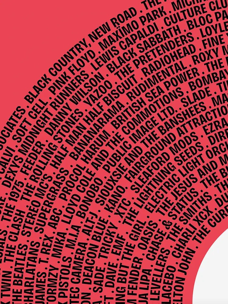 Greatest Brits - Music Print