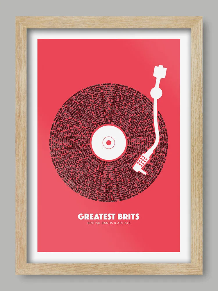 Greatest Brits - Music Print