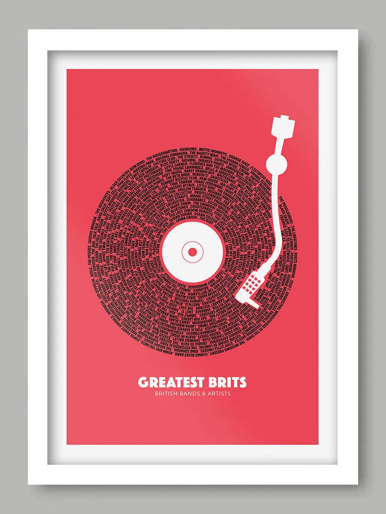 Greatest Brits - Music Print