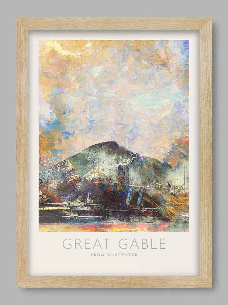 Great Gable from Wastwater - Lake District Print