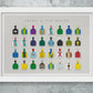 Greats of The Flats Racing Poster print