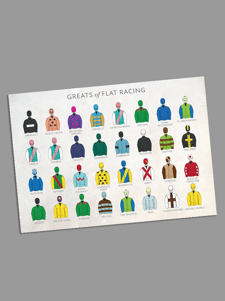 greats of flat racing card