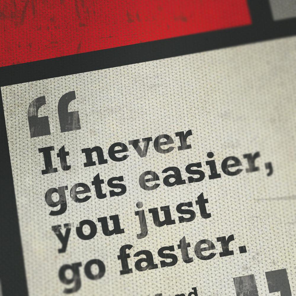 Greg LeMond Quote - Cycling Print