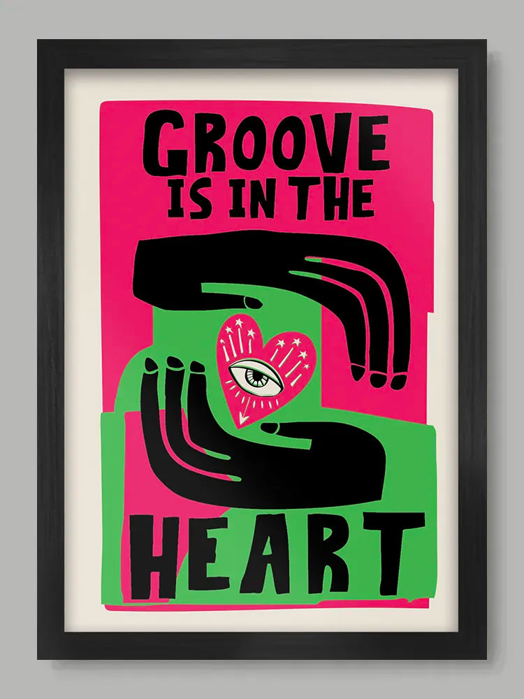 Groove Is In The Heart - Music Print