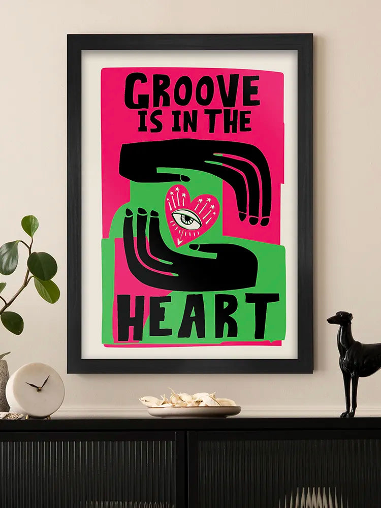 Groove Is In The Heart - Music Print