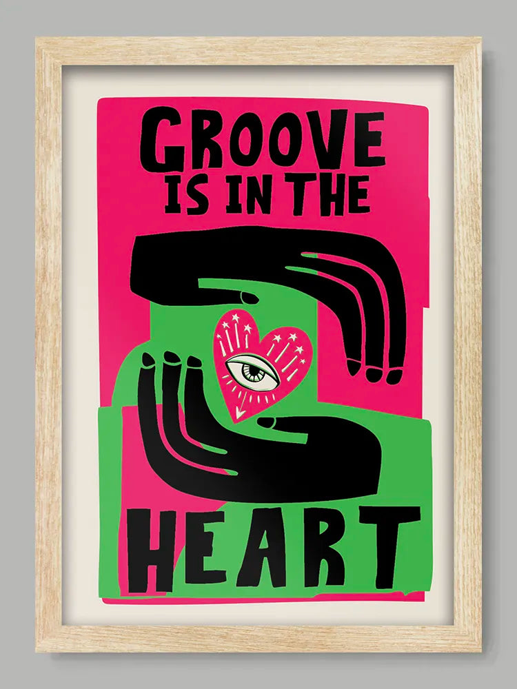 Groove Is In The Heart - Music Print