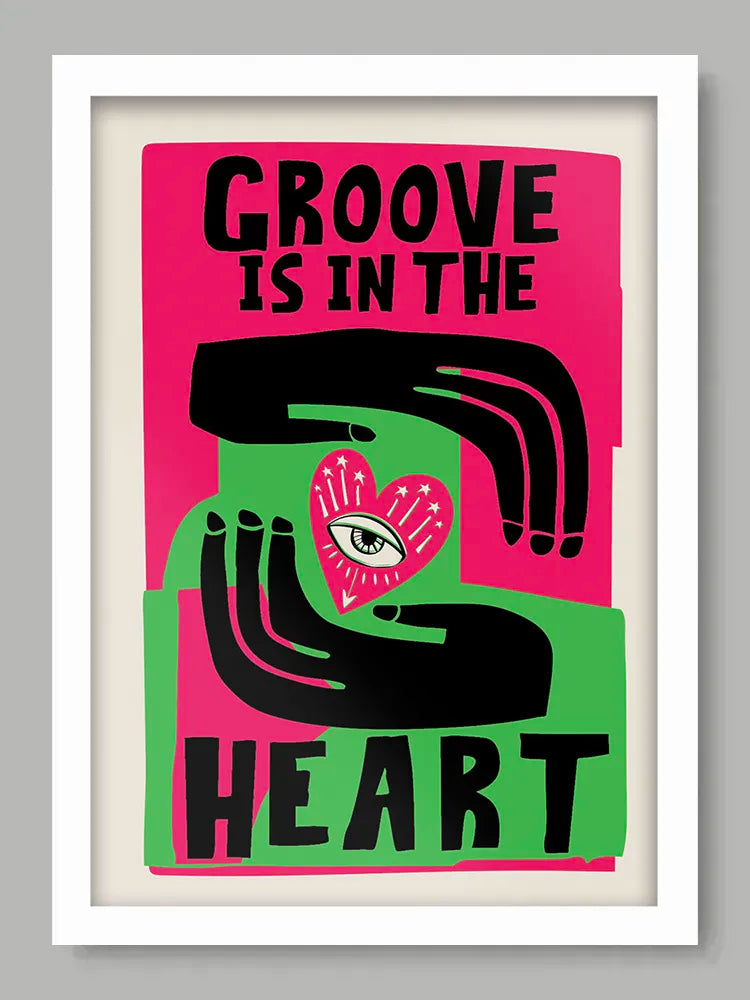 Groove Is In The Heart - Music Print