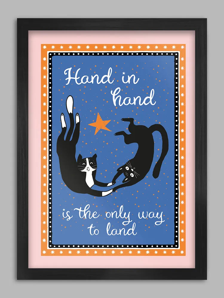 Hand in Hand - Poster Print