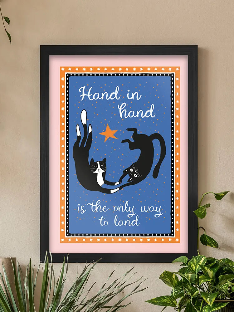 Hand in Hand - Poster Print