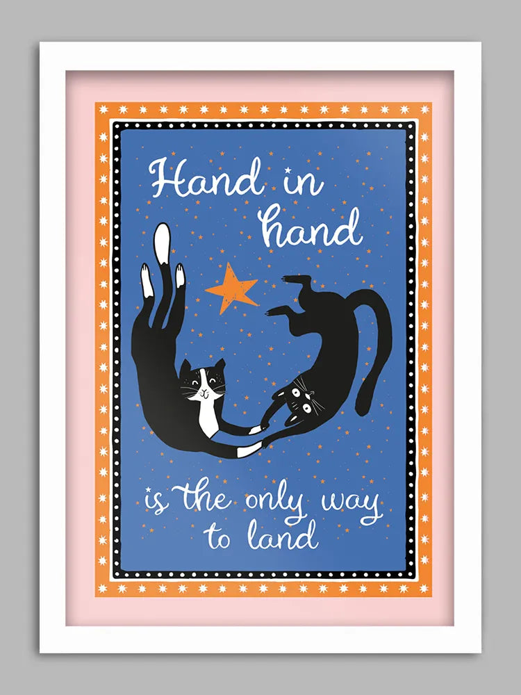 Hand in Hand - Poster Print