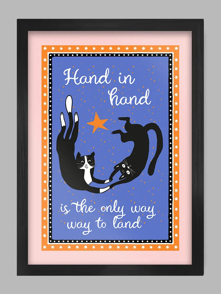 Hand in Hand - Poster Print