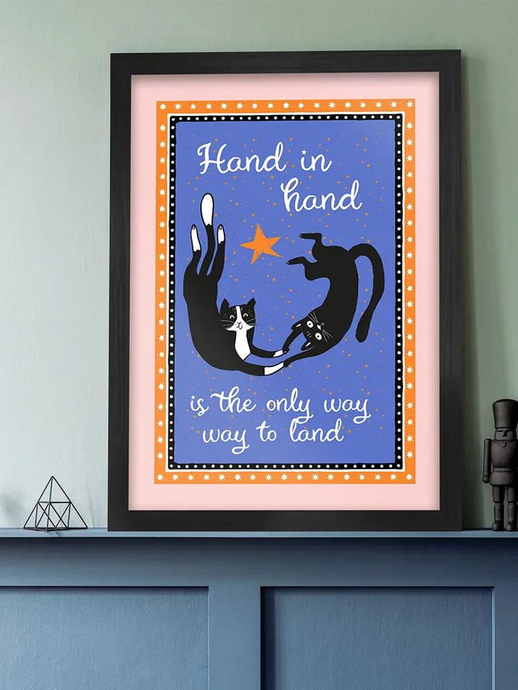 Hand in Hand - Poster Print
