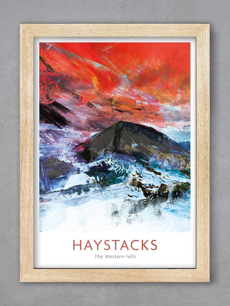 Haystacks Abstract - Lake District Print