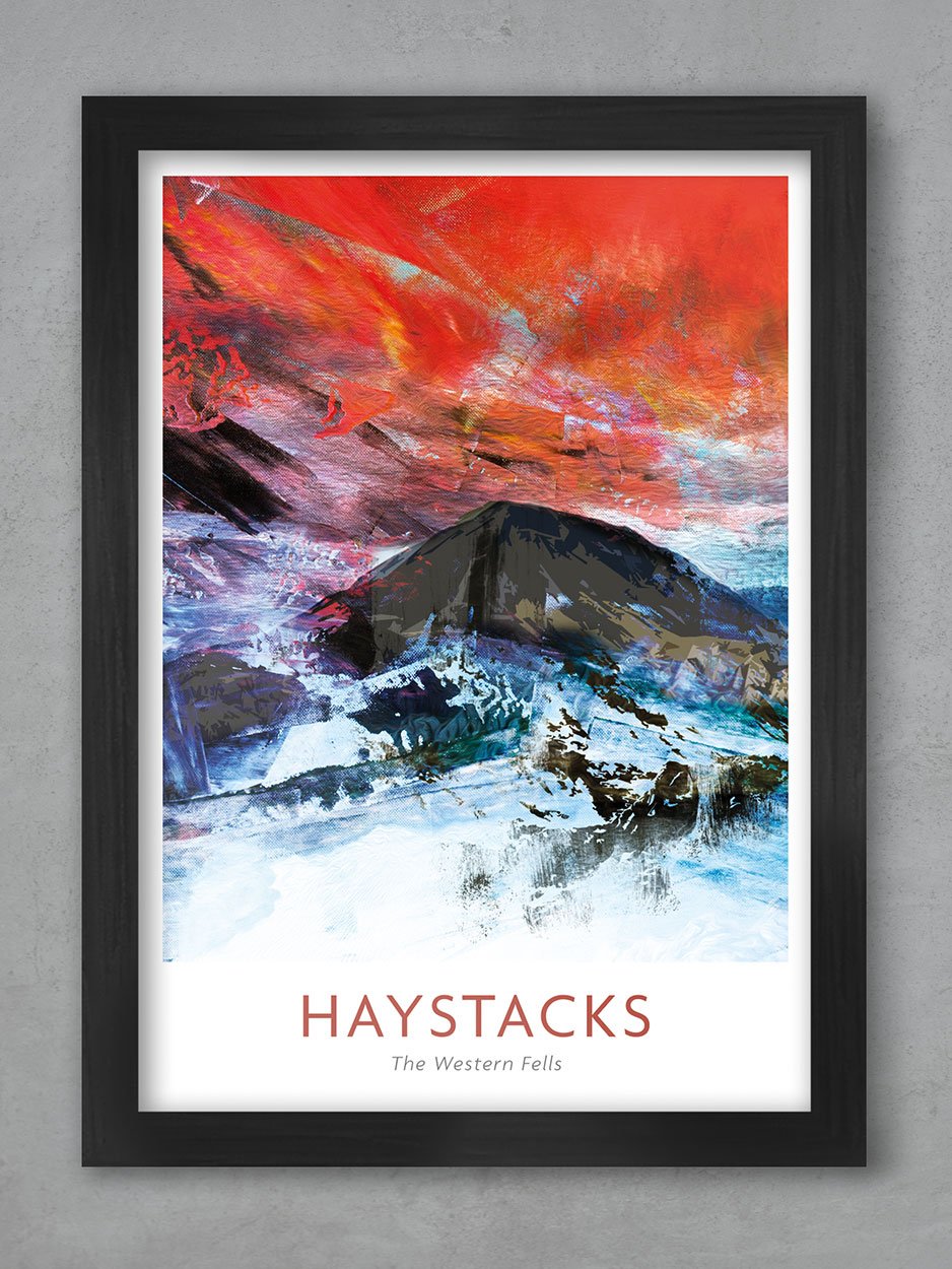 Haystacks Abstract - Lake District Print