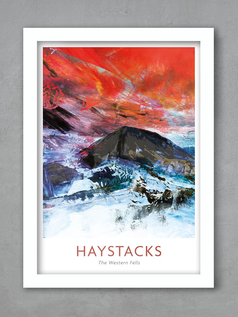 Haystacks Abstract - Lake District Print
