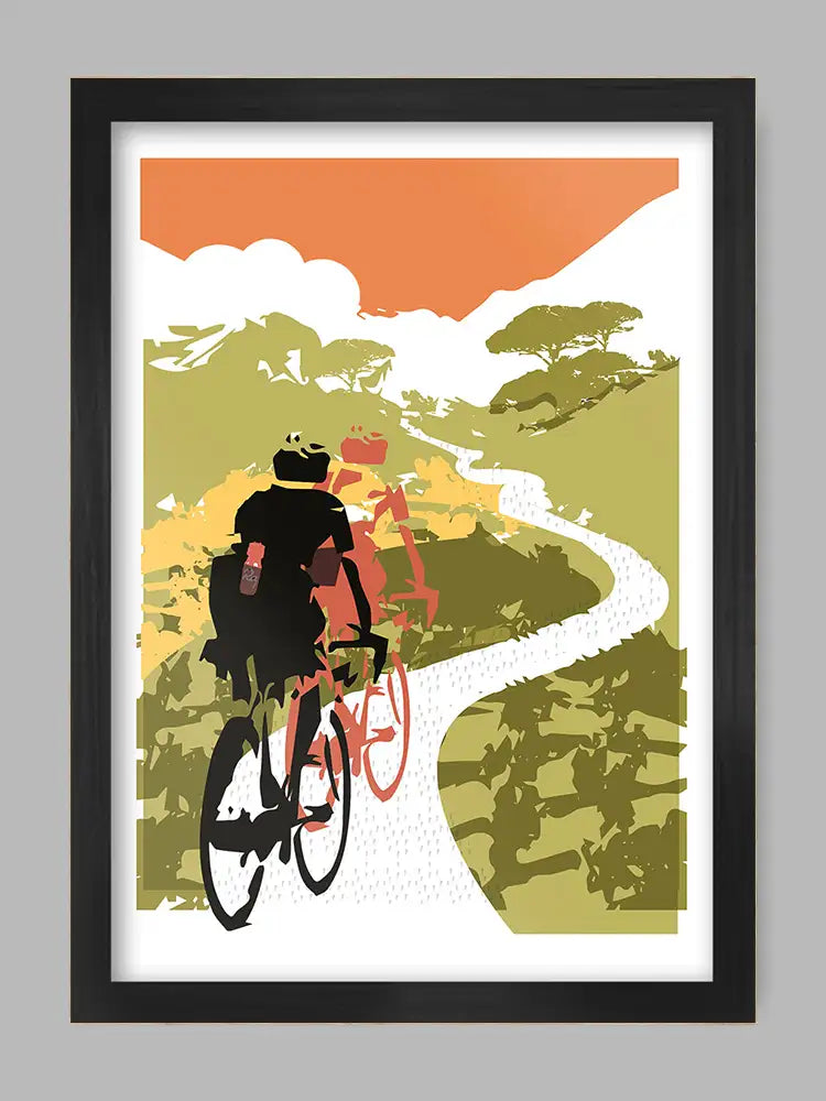 Head In The Clouds - Cycling Print