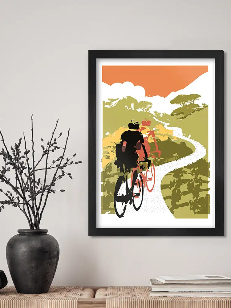 Head In The Clouds - Cycling Print