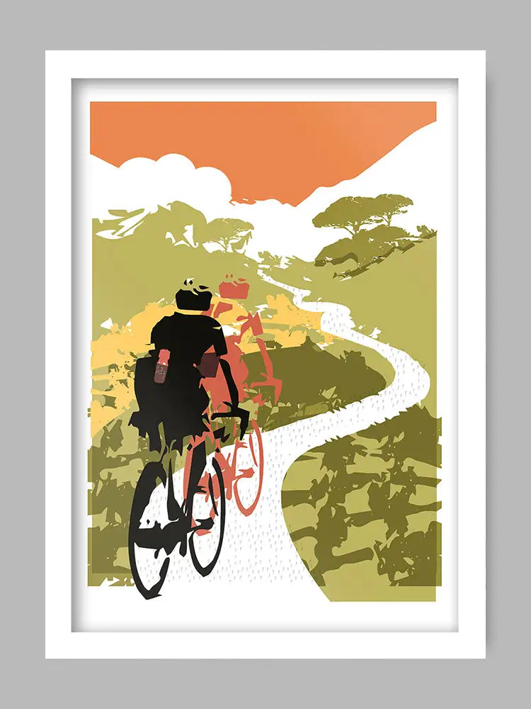 Head In The Clouds - Cycling Print