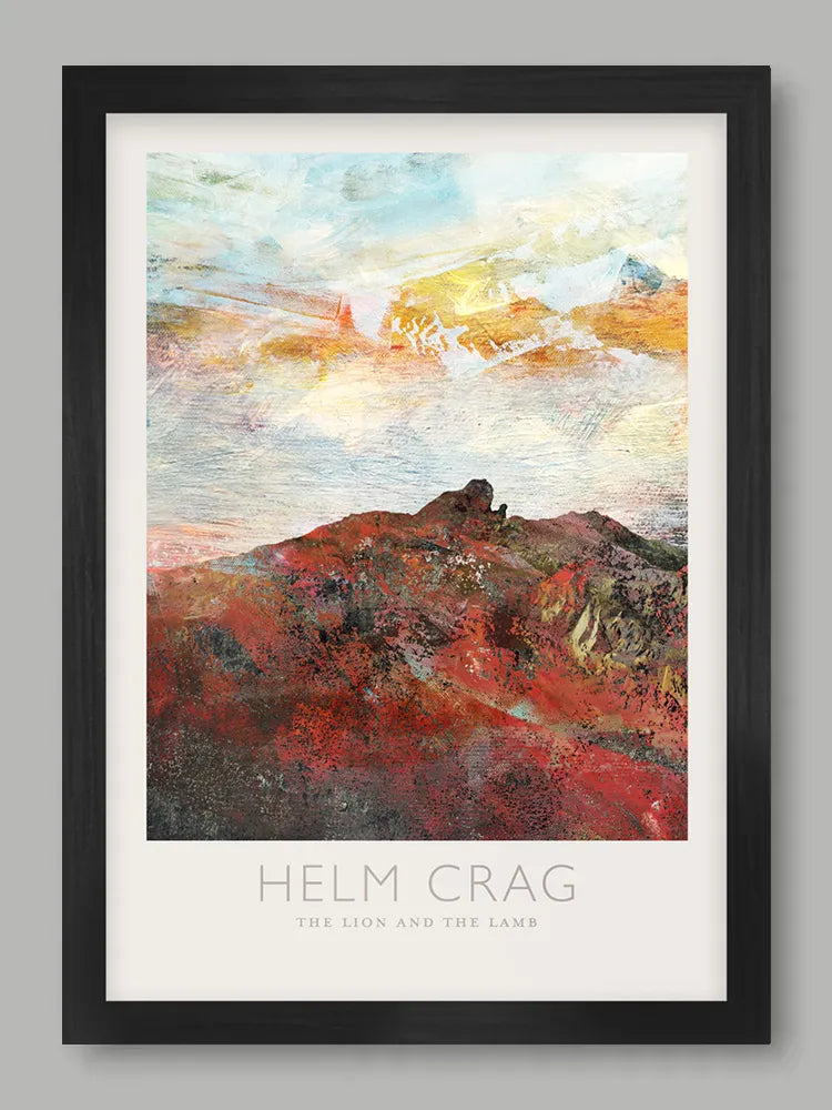 Helm Crag The Lion and The Lamb - Lake District Print