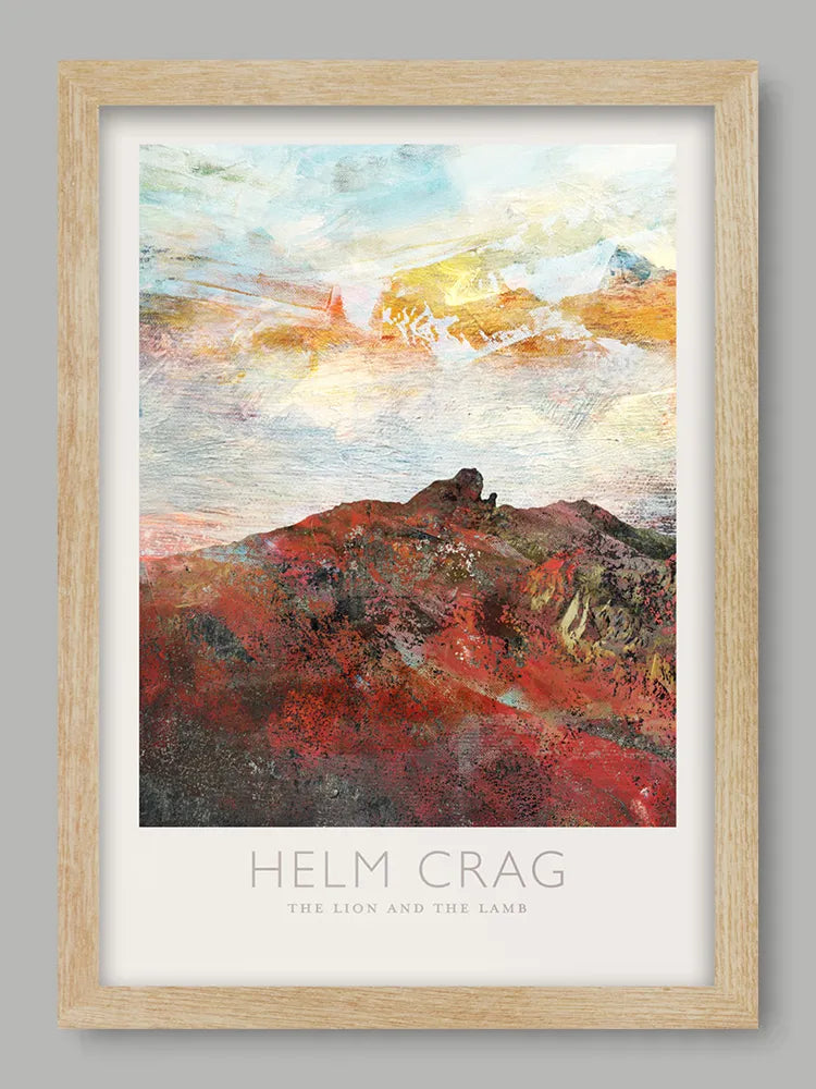 Helm Crag The Lion and The Lamb - Lake District Print
