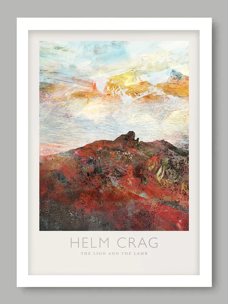 Helm Crag The Lion and The Lamb - Lake District Print