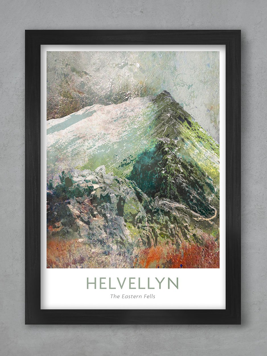 Helvellyn Abstract - Lake District Print