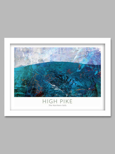 High Pike, Caldbeck - Abstract Poster print