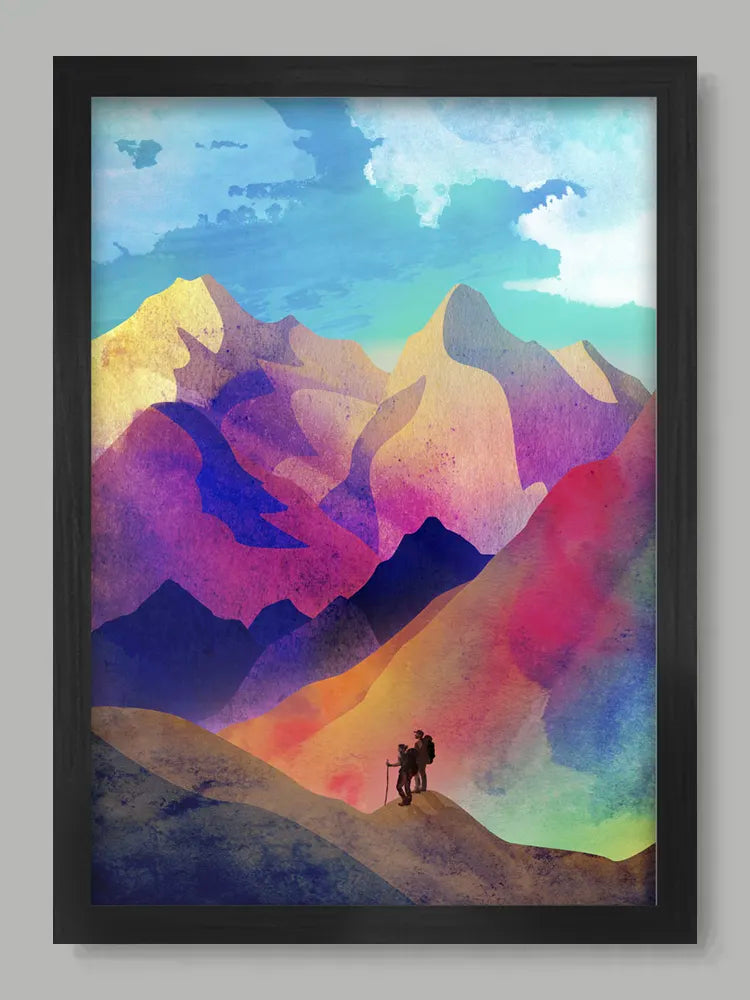 Hikers Print
