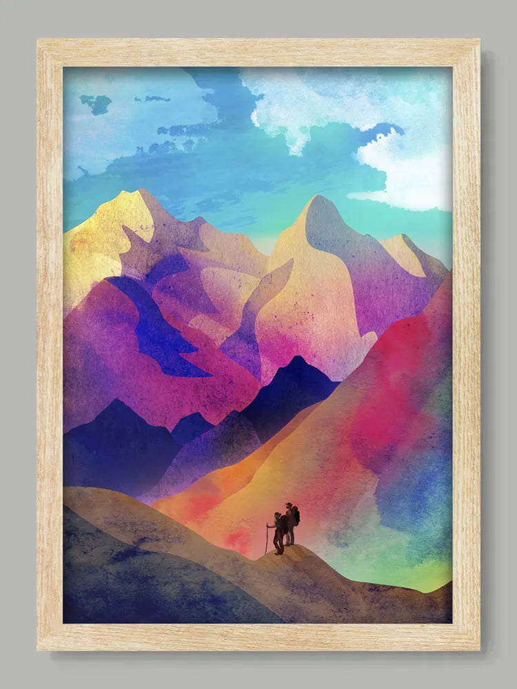 Hikers Print