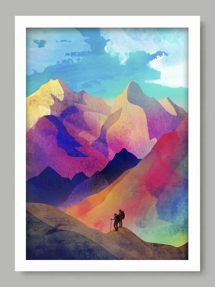 Hikers Print