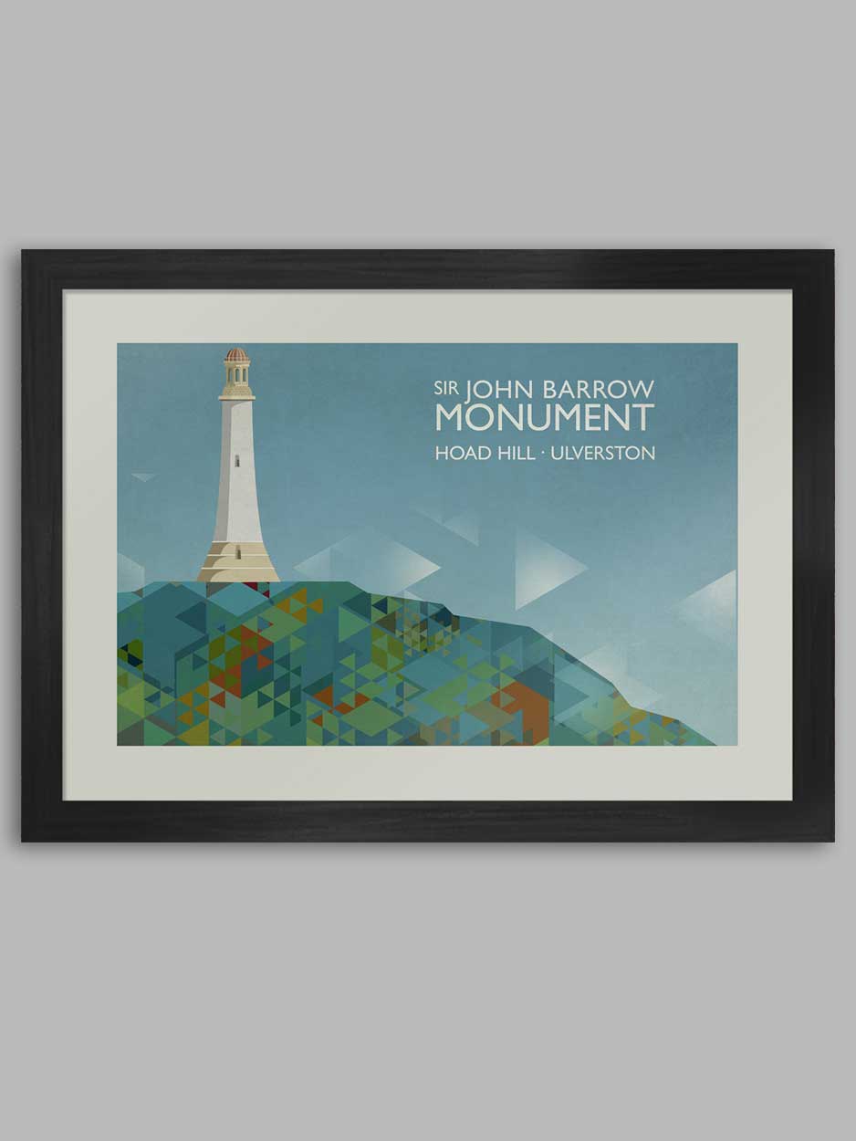 Hoad Hill & The Monument Print