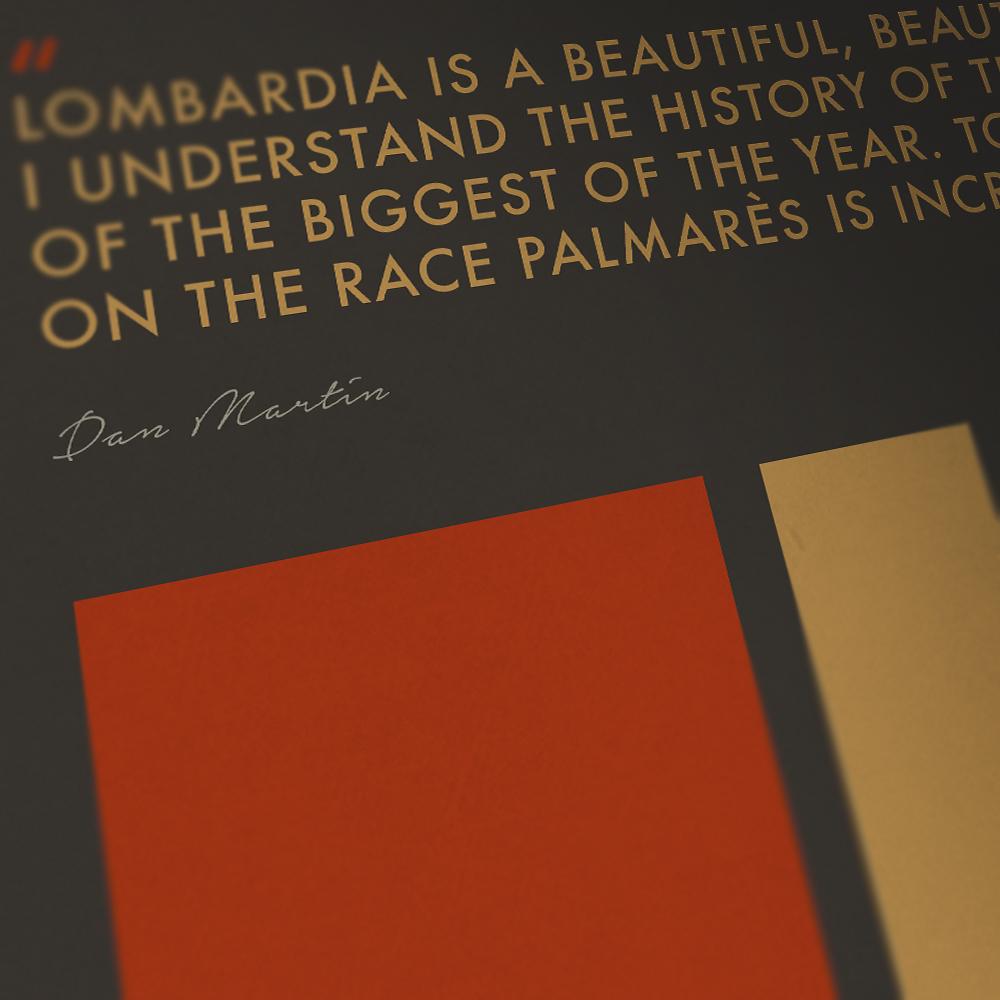 Lombardia, The Monuments - Cycling Print