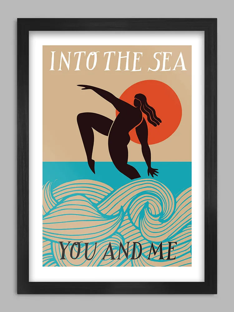 Into the Sea - Swim Print