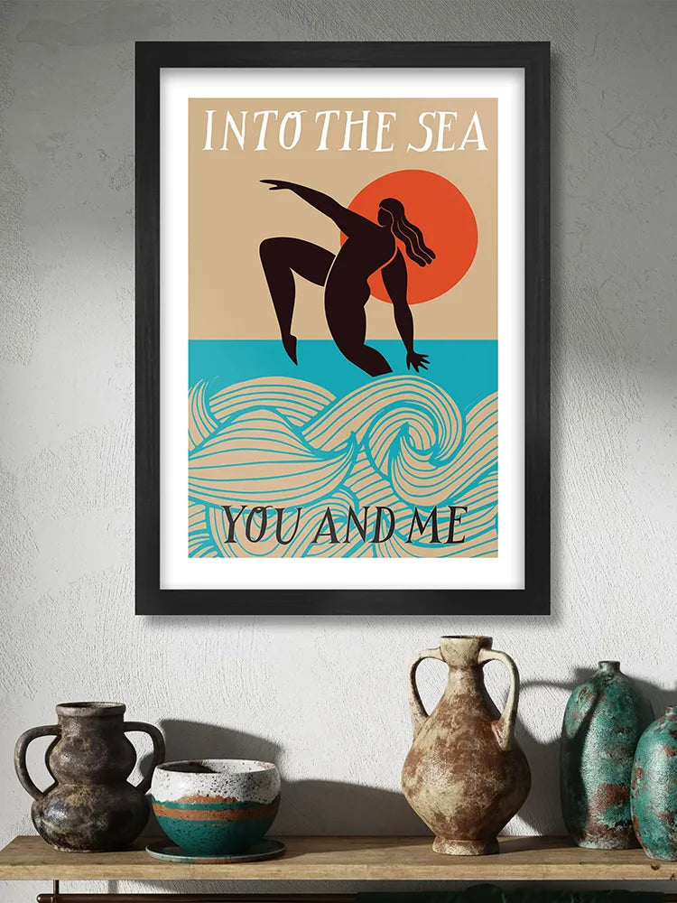 Into the Sea - Swim Print