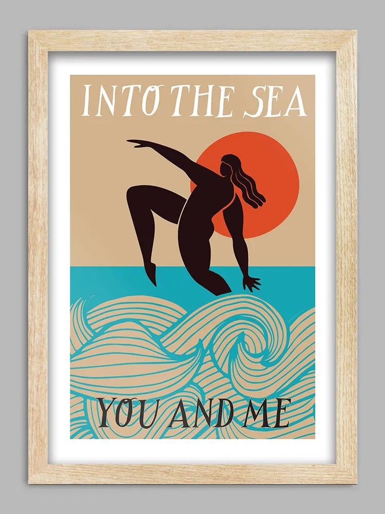 Into the Sea - Swim Print