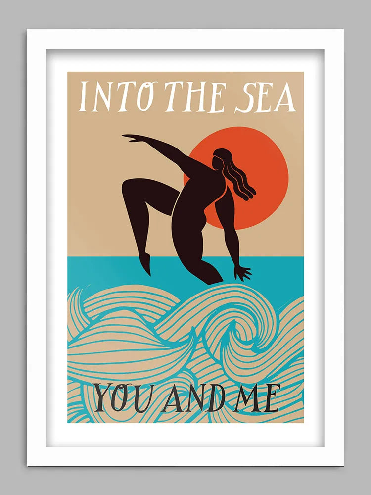 Into the Sea - Swim Print