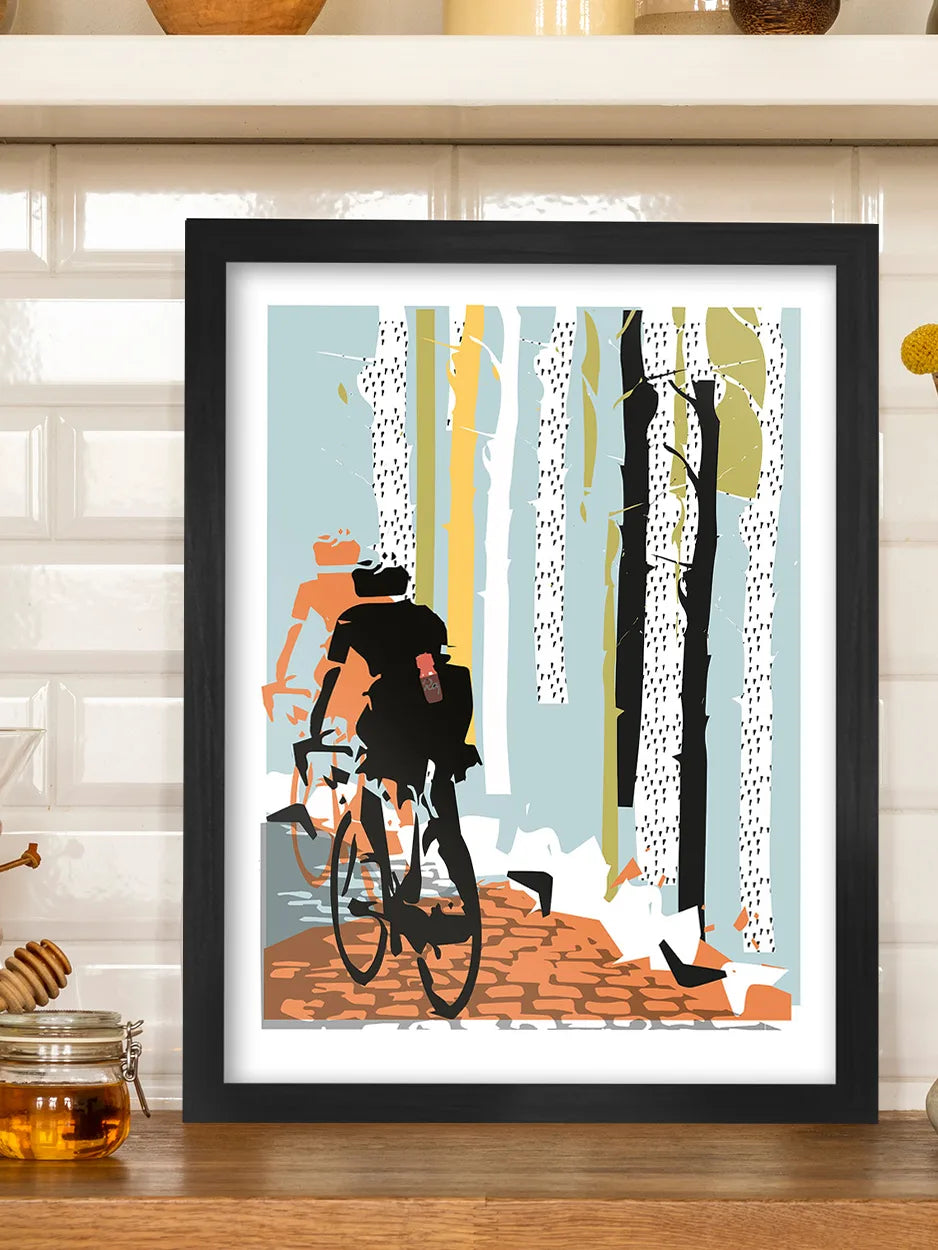 Into The Woods - Cycling Print