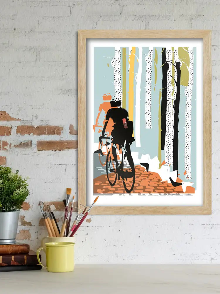 Into The Woods - Cycling Print