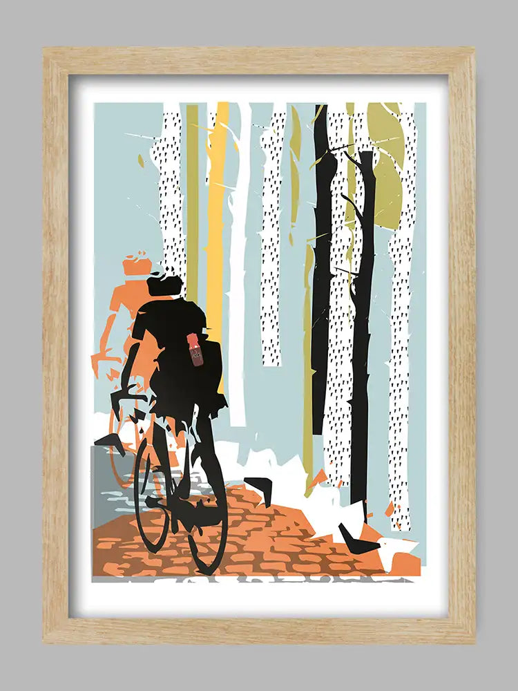 Into The Woods - Cycling Print